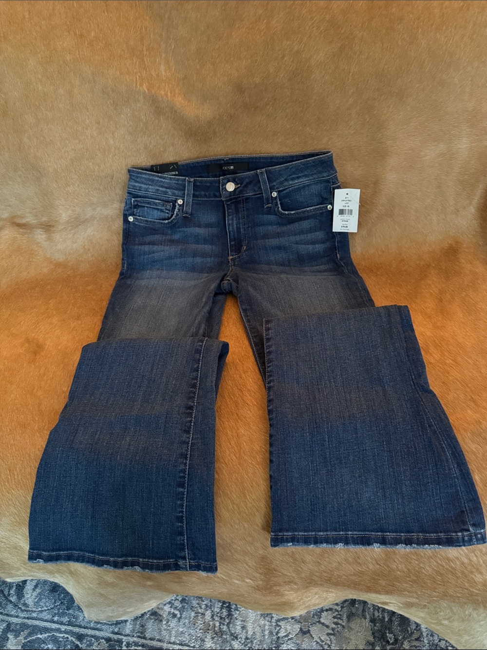 Joe's Jeans Dark Blue Wide Leg Flare Jeans